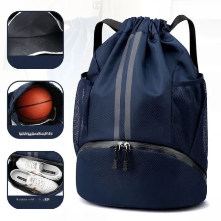 Dry-Wet Drawstring Sports Bag