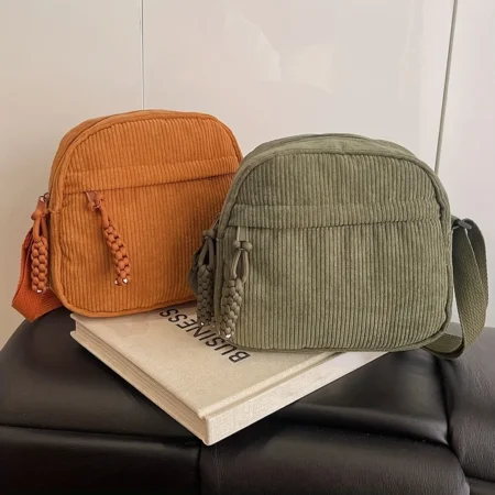 Corduroy Mini Shoulder Bag