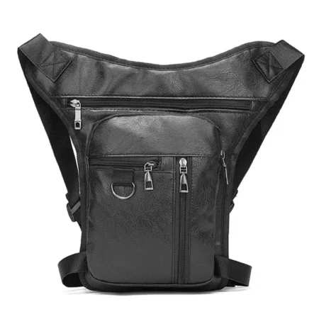 PU Leather Drop Leg Utility Bag