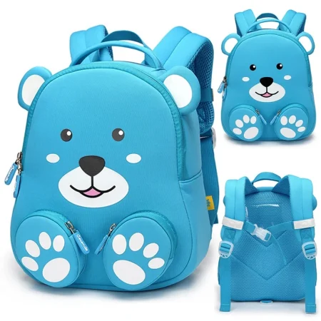 3D Bear Kindergarten Backpack