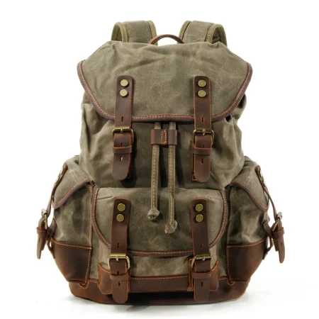 Vintage Canvas Laptop Backpack