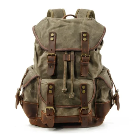 Vintage Canvas Laptop Backpack