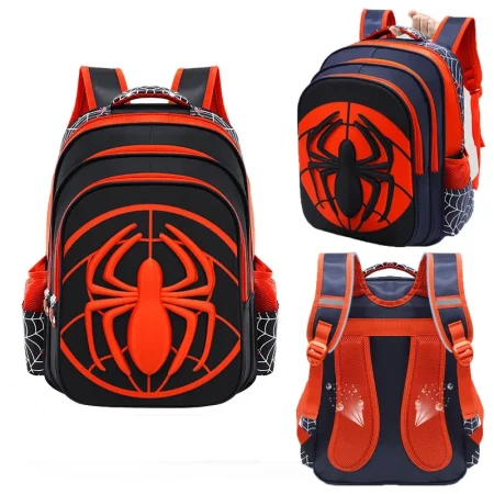Spider Print Backpack Set