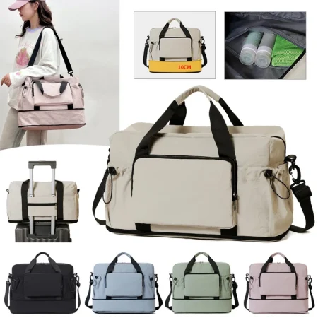 Dry-Wet Expandable Gym Travel Bag
