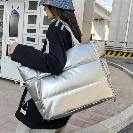 Quilted Oversize Travel Tote