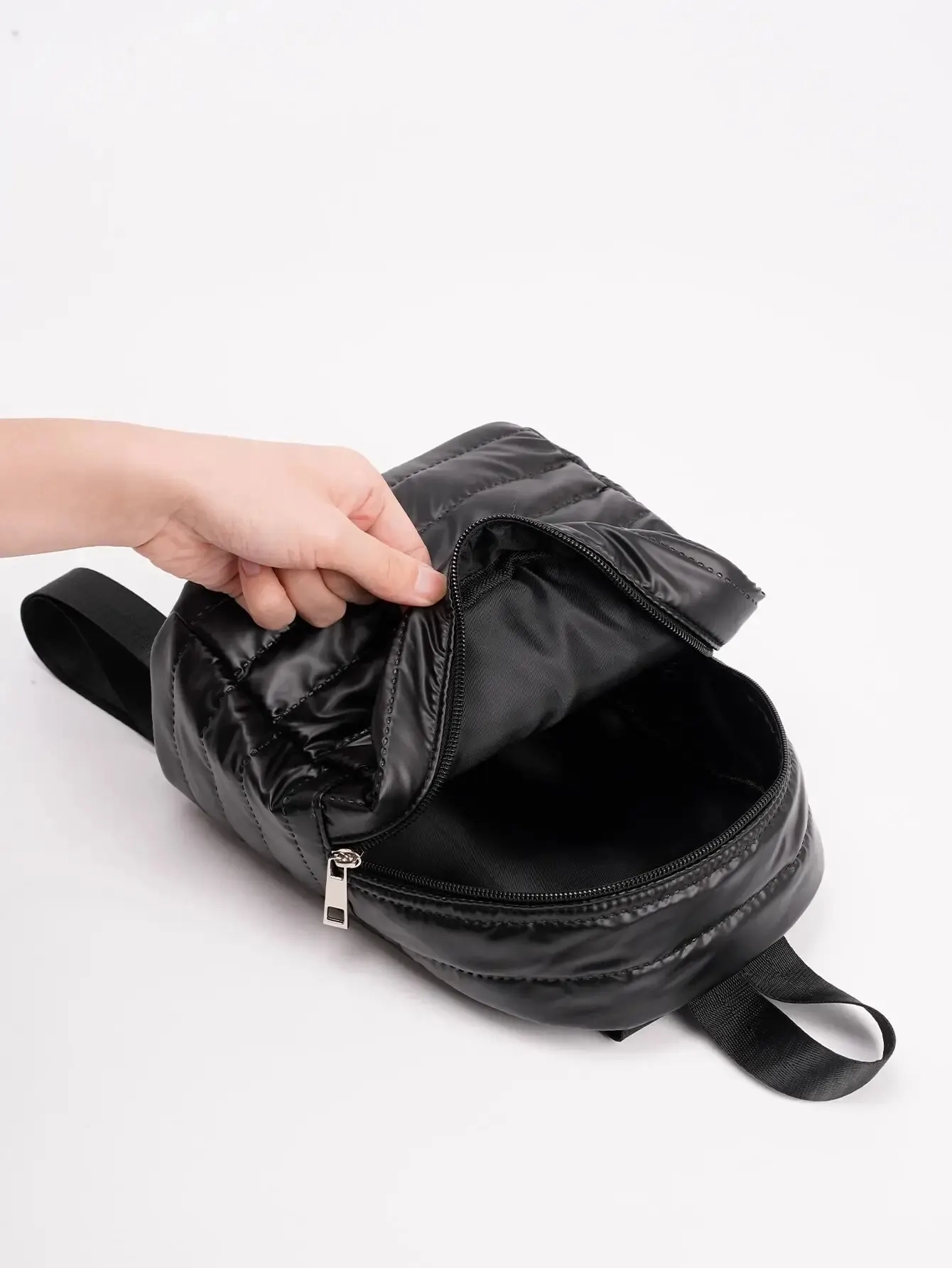 Soft Texture Mini Backpack - Image 3