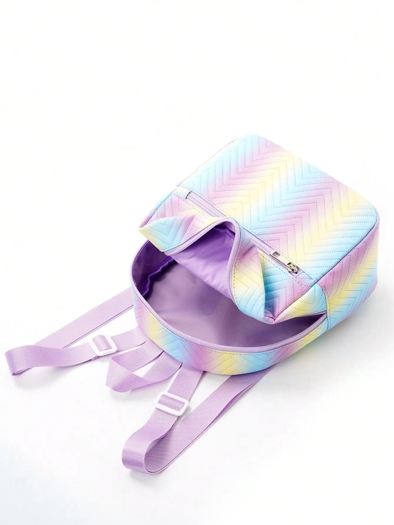 Rainbow Chevron Backpack - Image 2