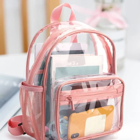 Mini Water-Resistant PVC Backpack