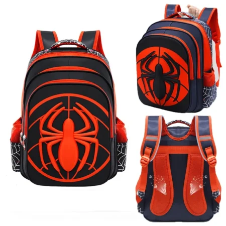 Spider Print Backpack Set