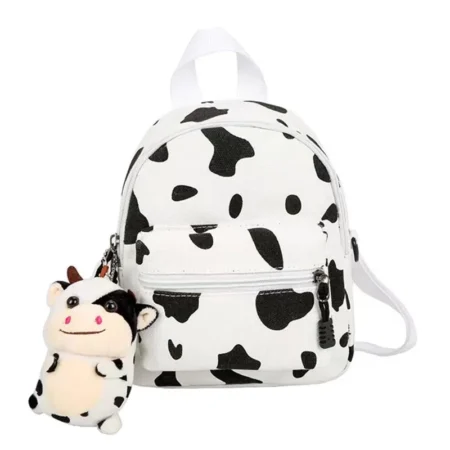 Cow Print Mini Backpack