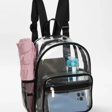 Clear Contrast Trim Backpack