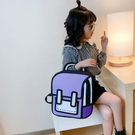 2D Cartoon Backpack