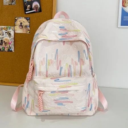 Compact Anti-Theft School Backpack