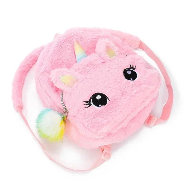 Plush Unicorn Mini Backpack - Image 4