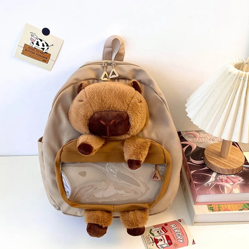 Capybara Cartoon Backpack - Image 3
