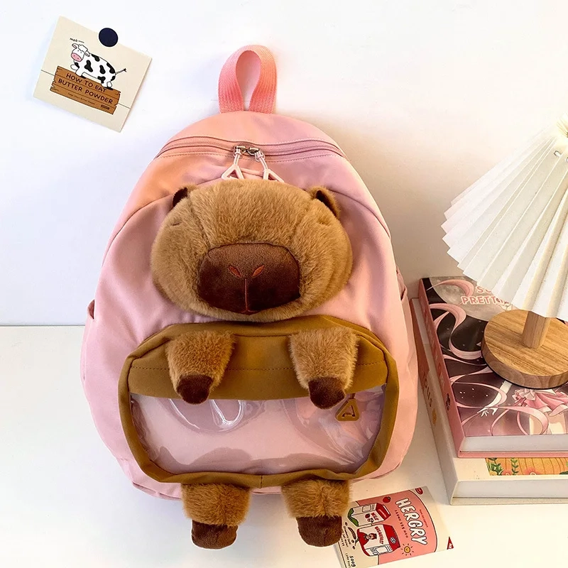 Capybara Cartoon Backpack - Image 4