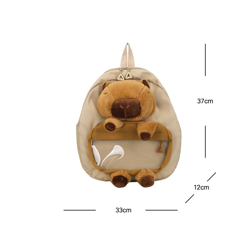 Capybara Cartoon Backpack - Image 6