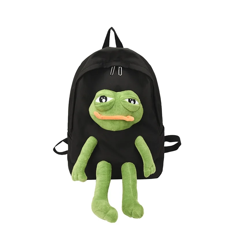 Frog Cartoon School Backpack - Image 4
