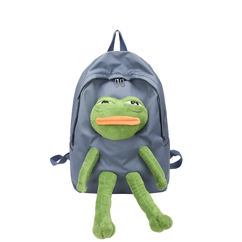 Frog Cartoon School Backpack - Image 5