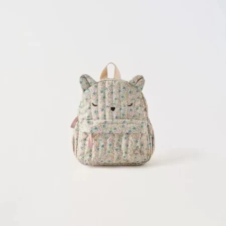 Floral Cat Ear Mini Backpack